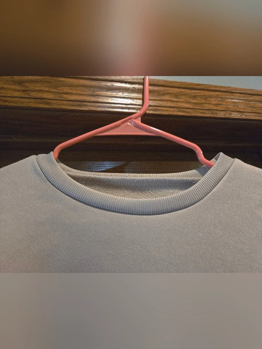 SHEIN Light Tan Sweatshirt with Red Boston Graphic - Picture 7 of 16